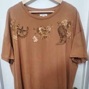Maurices Western Icon Graphic T-Shirt Women's Size XXL